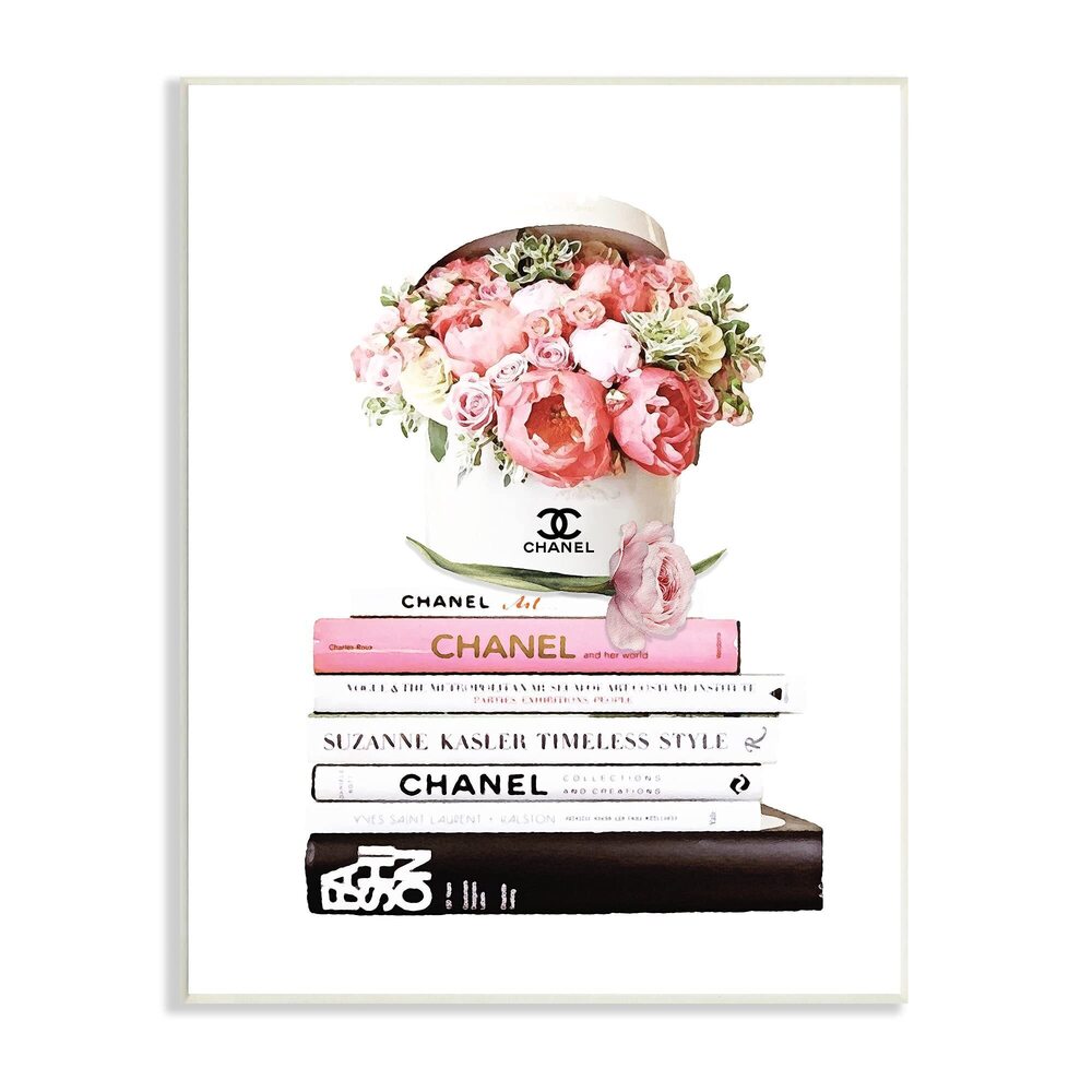 8934 Pink Florals in Hat Box Glam Fashion Books